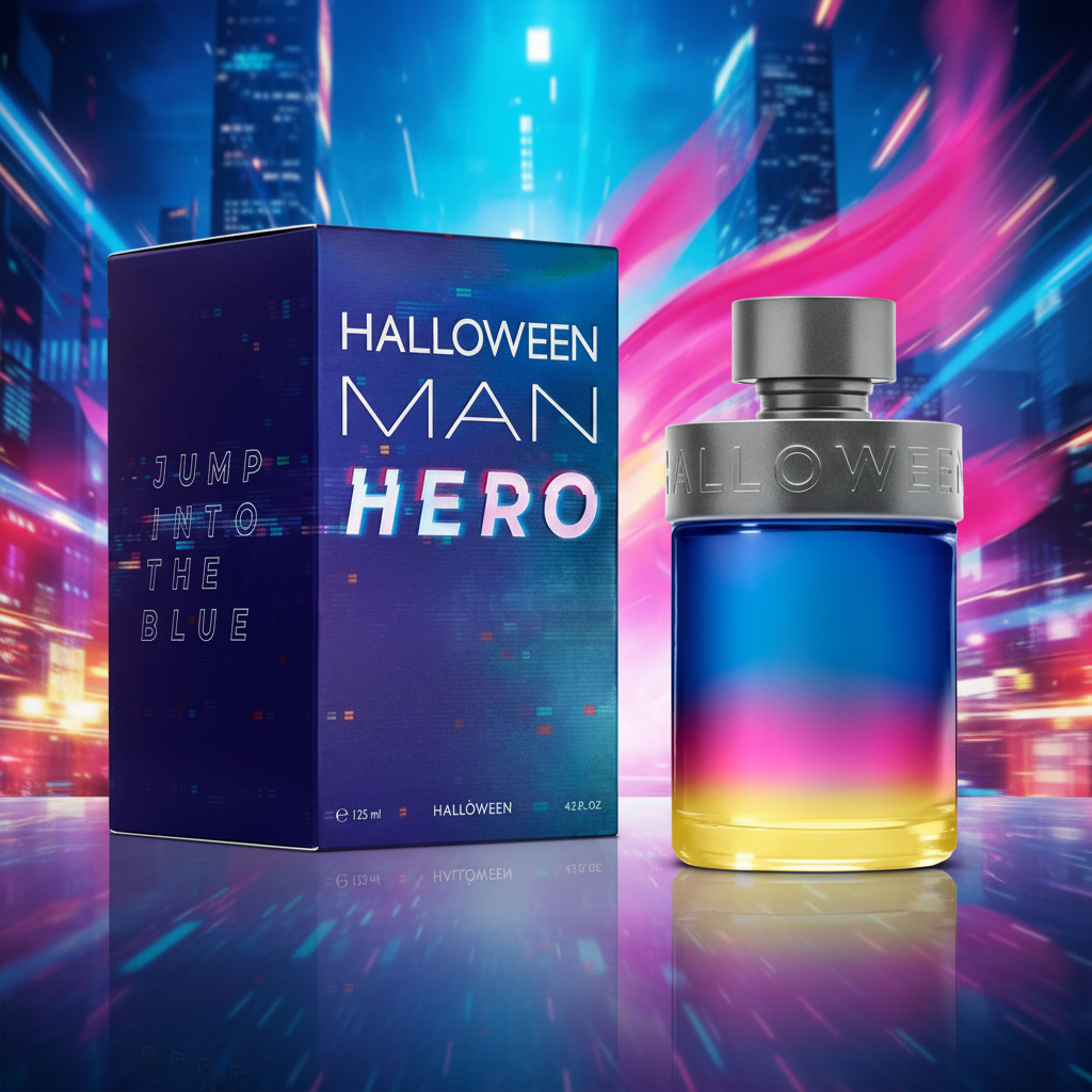 Halloween Man Hero - Con Caja y Fondo Vibrante