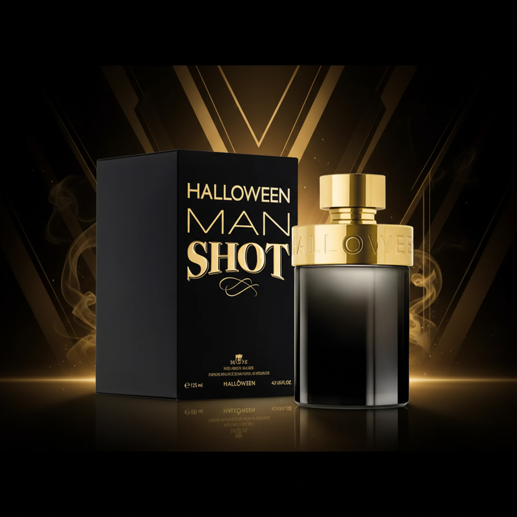 Halloween Man Shot - Con Caja y Fondo Sofisticado